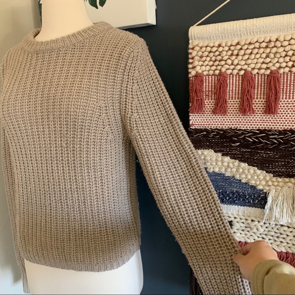 Aritzia▪️BABATON Wool Chunky Knit Sweater. XS - Picture 7 of 7
